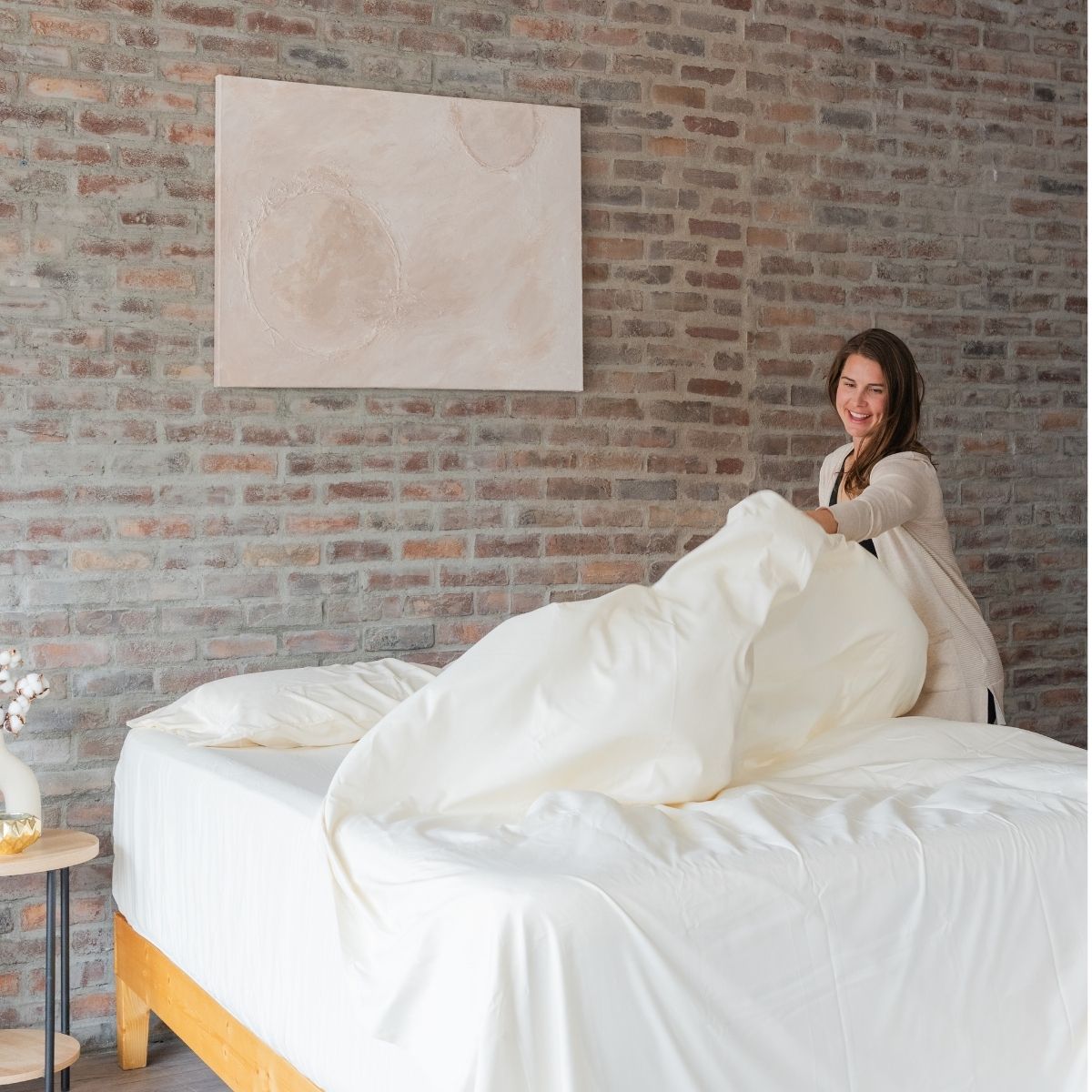 DreamHealth 100% Organic Cotton Percale Sheet Sets